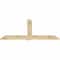 Ekena Millwork Eugene Rough Sawn Timber Gable Bracket, Douglas Fir, 72"W x 36"H x 2"D x 6"F, 12/12 Pitch GBW072X36X0206EUG00RDF - alternate 5